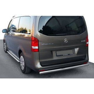 Bageste beskyttelsesbøjle AK002 (rustfrit stål) Mercedes Vito/V-klasse W447 2014– foto 1
