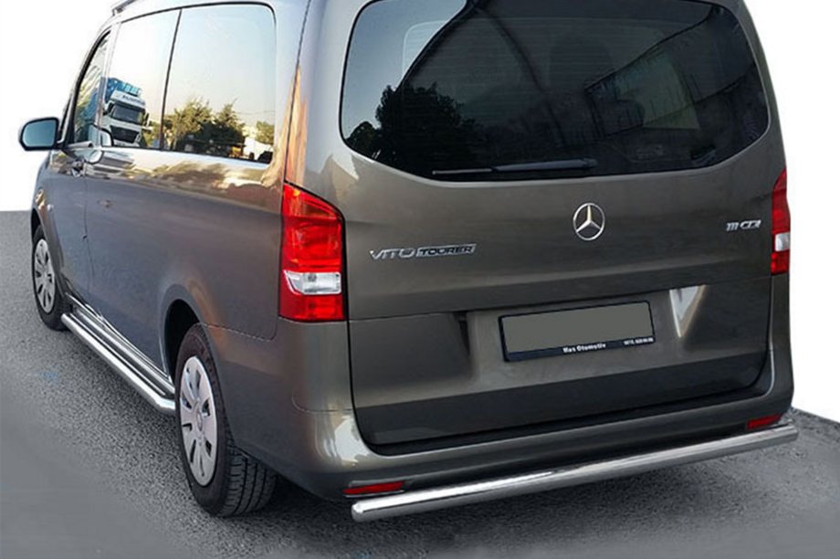 Mercedes Vito/V-klasse W447 2014– Bageste beskyttelsesbøjle AK002 (rustfrit stål) Image
