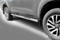 Nissan Navara/NP300 2016– Siderør (2 stk., rustfrit stål) foto 1