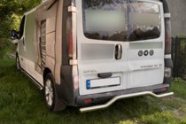 Renault Trafic 2001–2015 Bageste beskyttelsesbøjle AK006 (rustfrit stål) foto 4