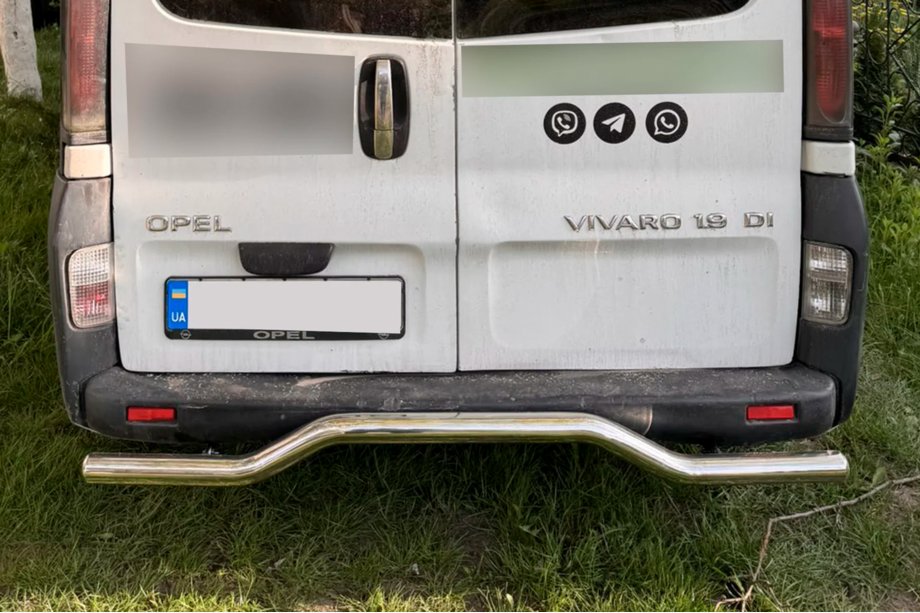 Opel Vivaro 2001–2015 Bageste beskyttelsesbøjle AK006 (rustfrit stål) Image