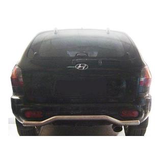Bageste beskyttelsesbøjle AK004 (rustfrit stål) Hyundai Santa Fe 1 2000–2006