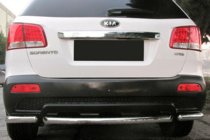 Kia Sorento II XM 2009–2014 Bageste hjørner til center AK007-3 (2 stk., rustfrit stål) foto 1