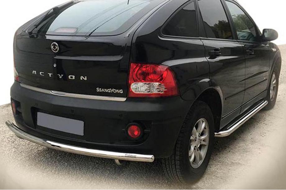 SsangYong Action 2005–2018 Bageste beskyttelsesbøjle AK002 (rustfrit stål) Image