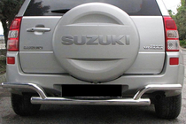 Suzuki Grand Vitara 2005–2017 Bageste beskyttelsesbøjle AK005-2 (rustfrit stål) foto 1