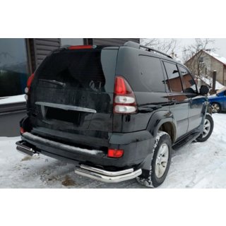 Bageste dobbelte hjørner AK003-2 (2 stk., rustfrit stål) Toyota Land Cruiser Prado 120 2002–2009 foto 1