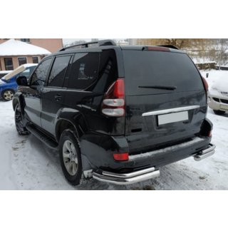 Bageste dobbelte hjørner AK003-2 (2 stk., rustfrit stål) Toyota Land Cruiser Prado 120 2002–2009 foto 3