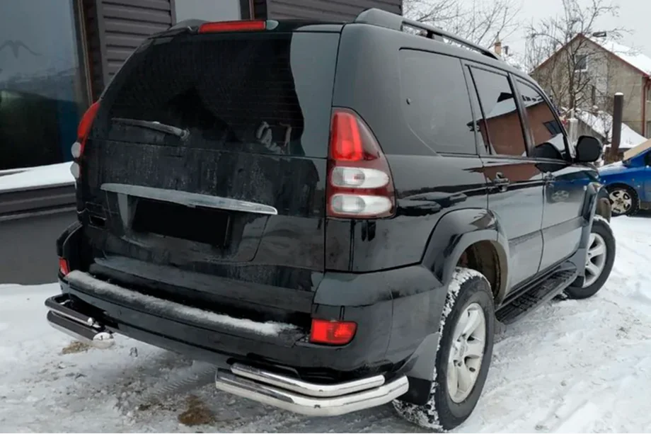 Toyota Land Cruiser Prado 120 2002–2009 Bageste dobbelte hjørner AK003-2 (2 stk., rustfrit stål) Image