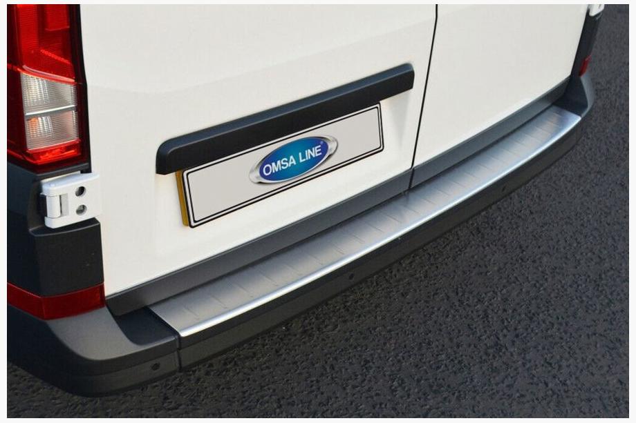 Volkswagen Crafter 2016– Krom bagkofangerbeskytter (Omsa, rustfrit stål) Mat Image