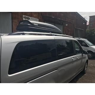 Tagrælinger i krom CAN, originalt design (metalbeslag) Mercedes Vito/V-klasse W447 2014– foto 2