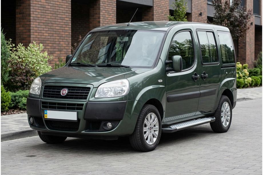 Fiat Doblo I 2005–2010 Sidetrin Allmond Grey (2 stk., aluminium) Image