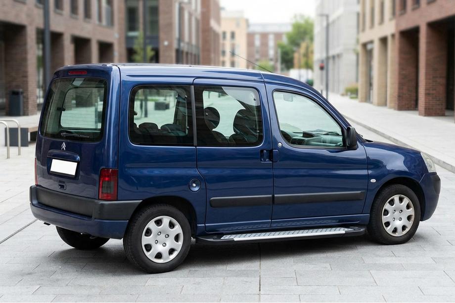Citroen Berlingo 1996–2008 Sidetrin Allmond Grey (2 stk., aluminium) Image