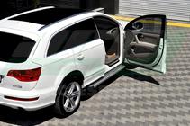 Audi Q7 2005–2015 Sidetrin Allmond Grey (2 stk., aluminium) foto 3