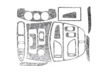 Chery Tiggo 1 2005–2016 Instrumentbordbeklædning (stort sæt) Mørkt træ foto 8