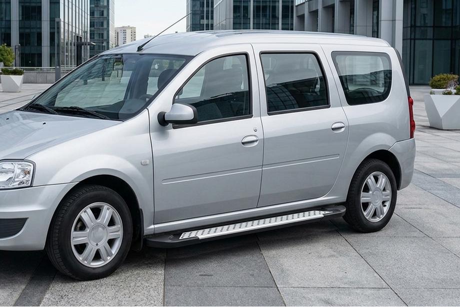 Dacia Logan MCV 2004–2014 Sidetrin X5-type (2 stk., alu.) Image