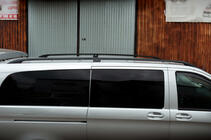 Mercedes Vito/V-klasse W447 2014– Sorte tagrælinger CAN originalt design (metal fødder) foto 4