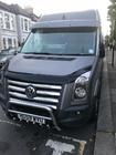 Volkswagen Crafter 2006–2016 Forrudevisir på ramme V1 (sort højglans, 5 mm) foto 3