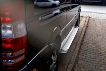 Volkswagen Crafter 2006–2016 Sidetrin Allmond Grey (2 stk., aluminium) Lang/Ekstra lang foto 3