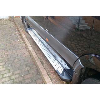Sidetrin Allmond Grey (2 stk., aluminium) foto 2