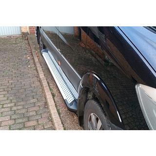 Sidetrin Allmond Grey (2 stk., aluminium) foto 4