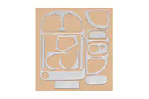 Ford Transit 2000–2014 Instrumentbordslister (2000-2006) foto 4