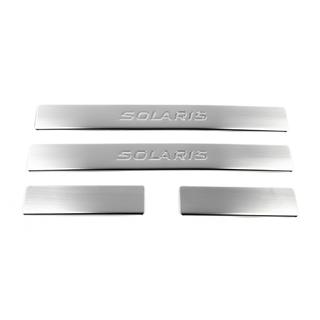 OmsaLine Solaris dørtrinslister i rustfrit stål (4 stk.) foto 2