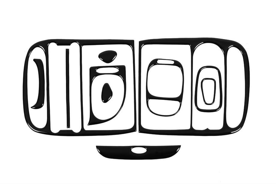 Hyundai H200, H1, Starex 1998–2007 Instrumentbordbeklædning Sort Foto 4
