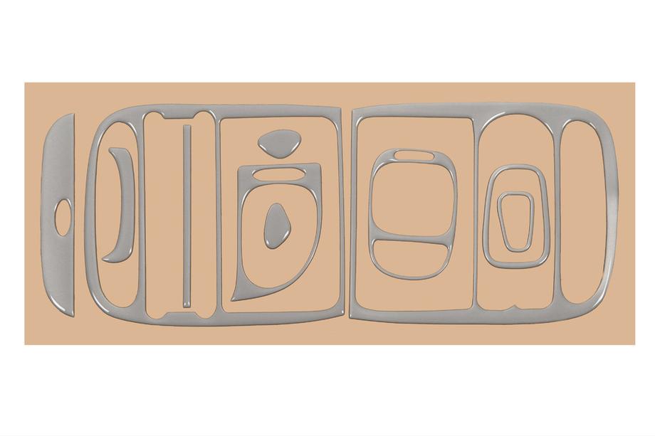 Hyundai H200, H1, Starex 1998–2007 Instrumentbordbeklædning Sort Foto 5