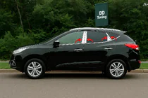 Hyundai IX-35 2010–2015 Dørstolpelister i rustfrit stål (8 stk.) foto 1