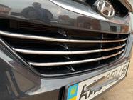 Hyundai IX-35 2010–2015 Lister til kølergrill (3 stk., rustfrit stål) foto 5