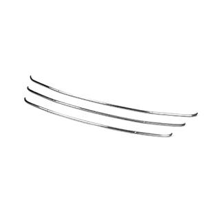 Lister til kølergrill (3 stk., rustfrit stål) foto 3