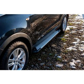 Sidetrin Allmond Grey (2 stk., aluminium) foto 2