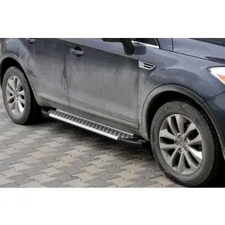 Sidetrin Allmond Grey (2 stk., aluminium) foto 1