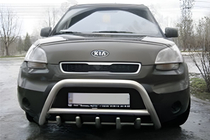 Kia Soul I 2008–2013 Kængurubøjle (rustfrit stål) 60 mm, uden inskription foto 2