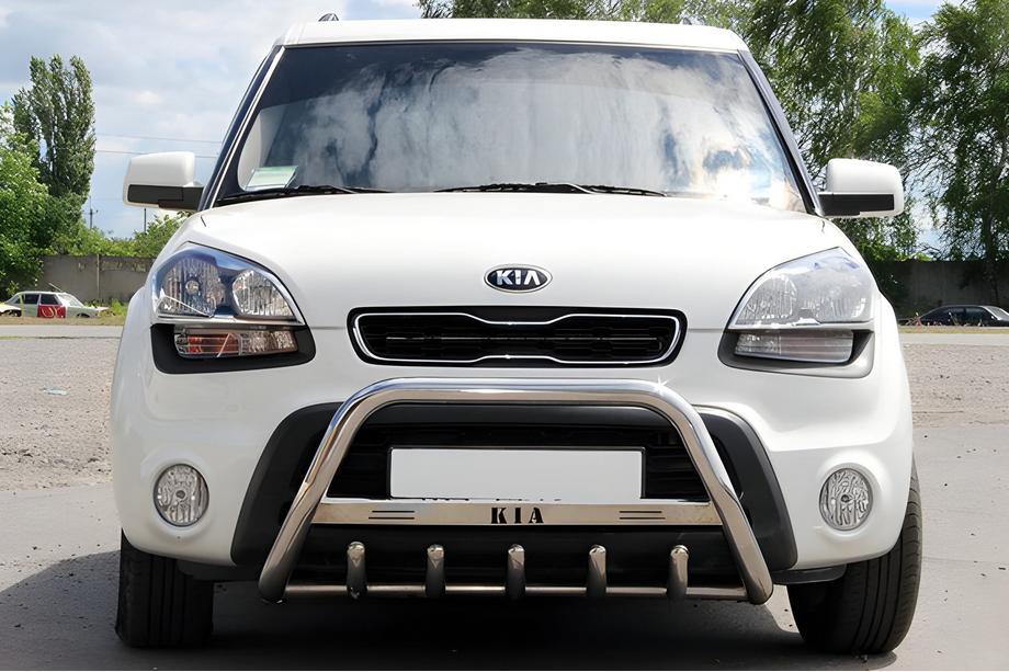 Kia Soul I 2008–2013 Kængurubøjle (rustfrit stål) 60 mm, uden inskription Image