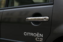 Citroen C-2 2003–2009 Dørgrebsdæksler (2 stk., rustfrit stål) Carmos - Tyrkisk stål foto 4