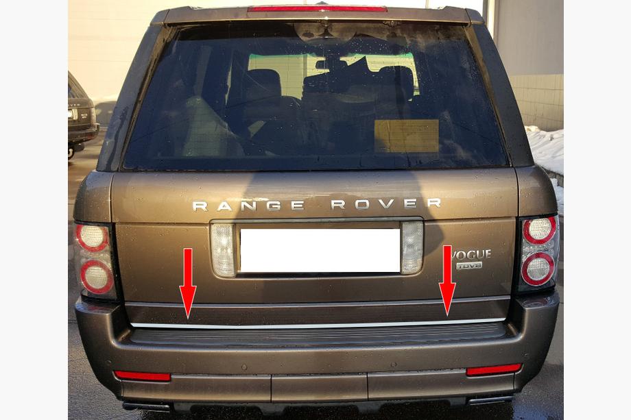 Range Rover III L322 2002–2012 Bagagerumskantliste (rustfrit stål) Image