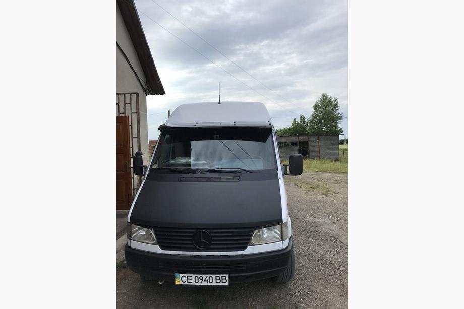 Mercedes Sprinter W901/902/903/904/905 1995–2006 Forrudevisir (sort højglans, 5 mm) Foto 9
