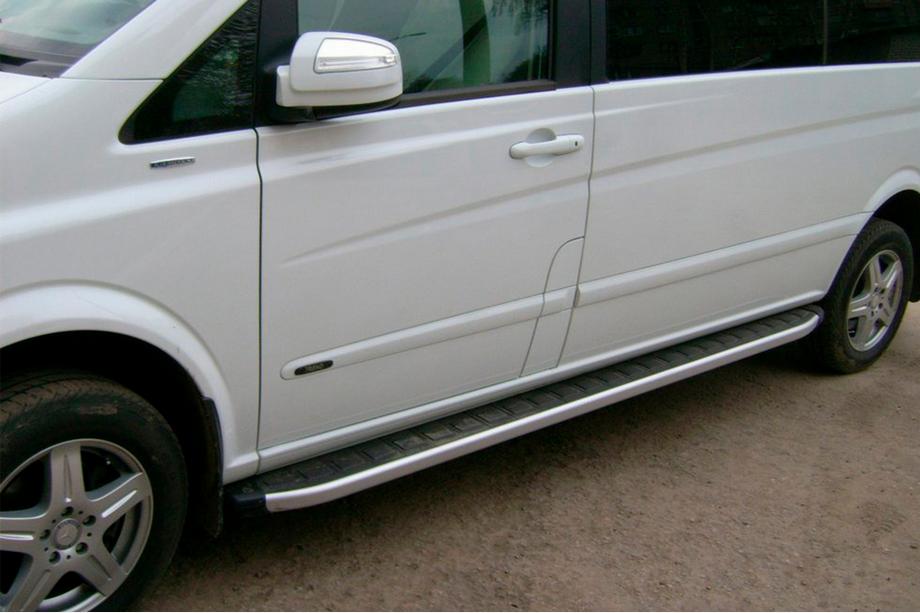 Mercedes Viano 2004–2014 Sidetrin Alliance (2 stk., aluminium) Image