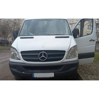 Lige forlygter-øjenlåg (sort, ABS, 2006-2013) Mercedes Sprinter W906 2006–2018 foto 4