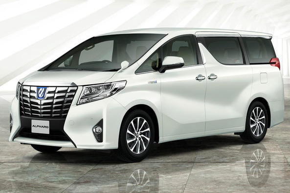 Luksus-miniven Toyota Alphard i tredje generation