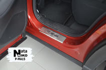 Mazda CX-5 2017–2025 Dørtrinslister Nathaniko (4 stk., rustfrit stål) foto 3