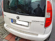 Skoda Roomster 2006–2015 Bagkofangerbeskytter (rustfrit stål) Blank foto 1