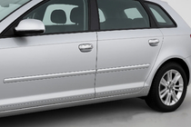 Audi A4 B7 2004–2008 Dørgrebskapper i rustfrit stål (4 stk.) foto 1