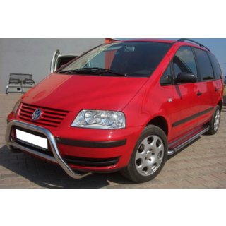 Kængurugitter WT005 (rustfrit stål) Ford Galaxy 1995–2006 foto 2
