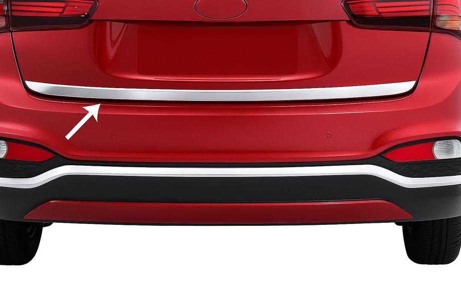 Hyundai I-20 2014–2020 Bagagerumskantliste 2018-2020 (rustfrit stål) Image
