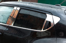 Nissan Juke 2010–2019 Dørstolpelister (8 stk., rustfrit stål) foto 2