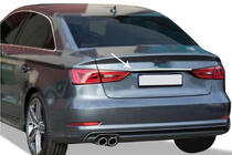 Audi A3 2012–2020 Rustfri liste over nummerpladen Sedan foto 1