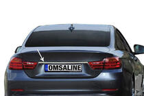 BMW 4-serie F32/F33/F36 2012–2020 Rustfri stålliste over nummerplade foto 1