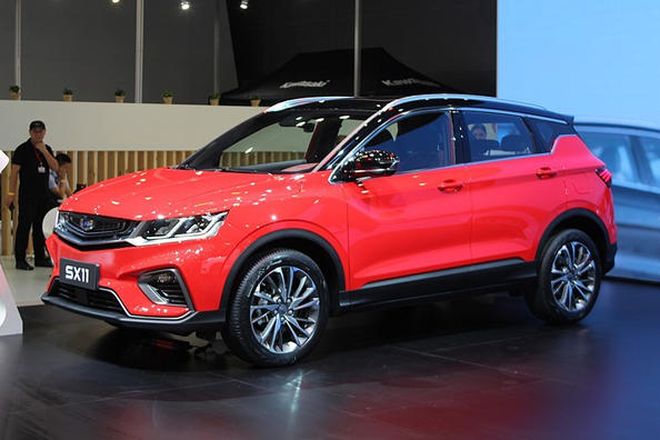 Crossoveren Geely SX11: ny model i Geelys modelprogram